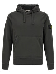 Stone Island Gray Cotton Sweatshirt