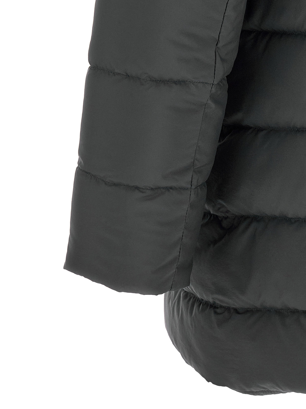 Herno Gray Polyamide Coat for Men