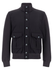 Herno Blue Cotton Jacket for Men