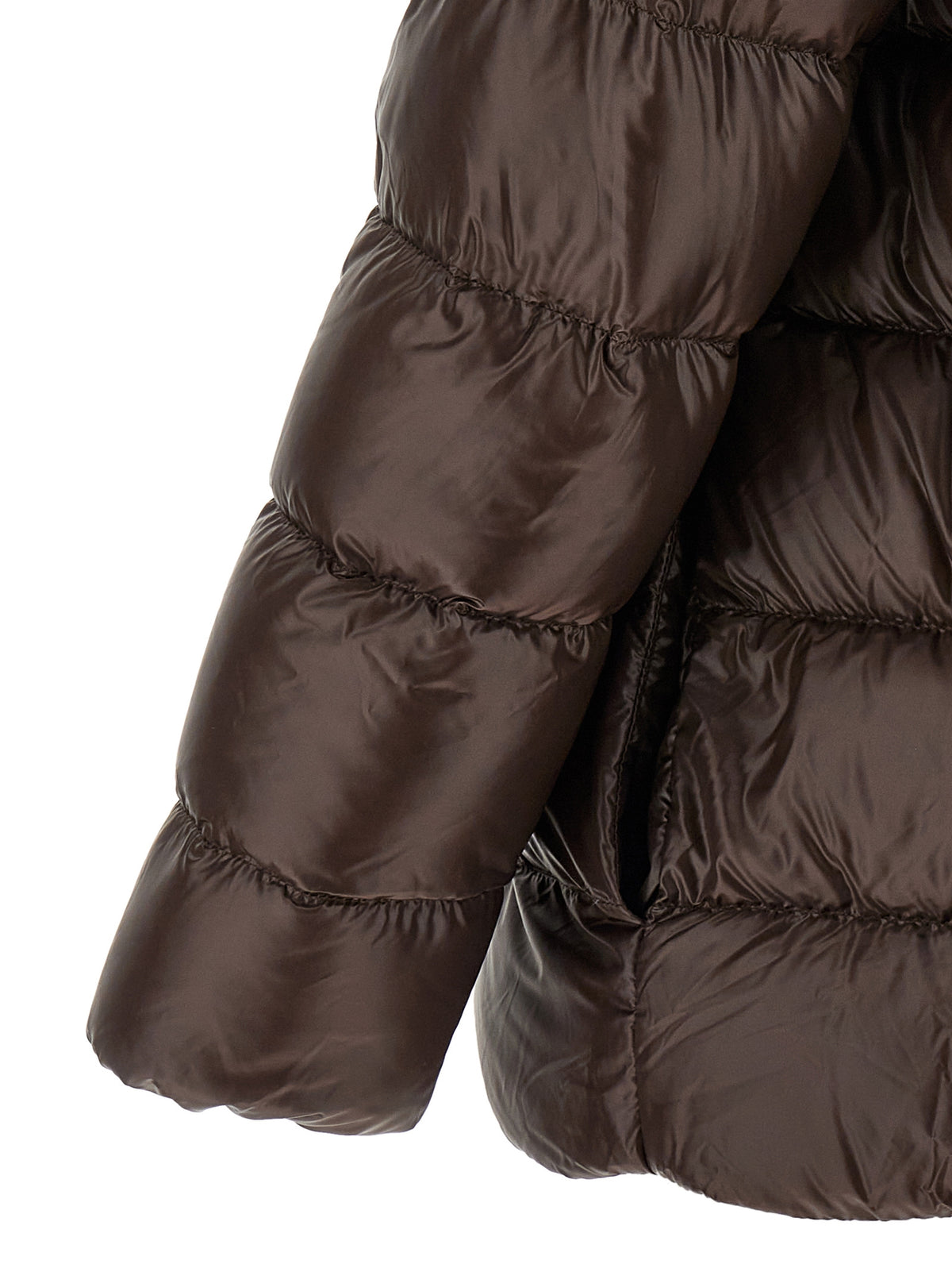 Herno Brown Polyamide Full-Length Jacket for Women