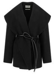 Sportmax Black Wool Coat