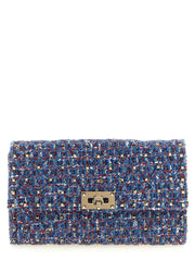 Valentino Garavani Blue Polyester Crossbody Bag