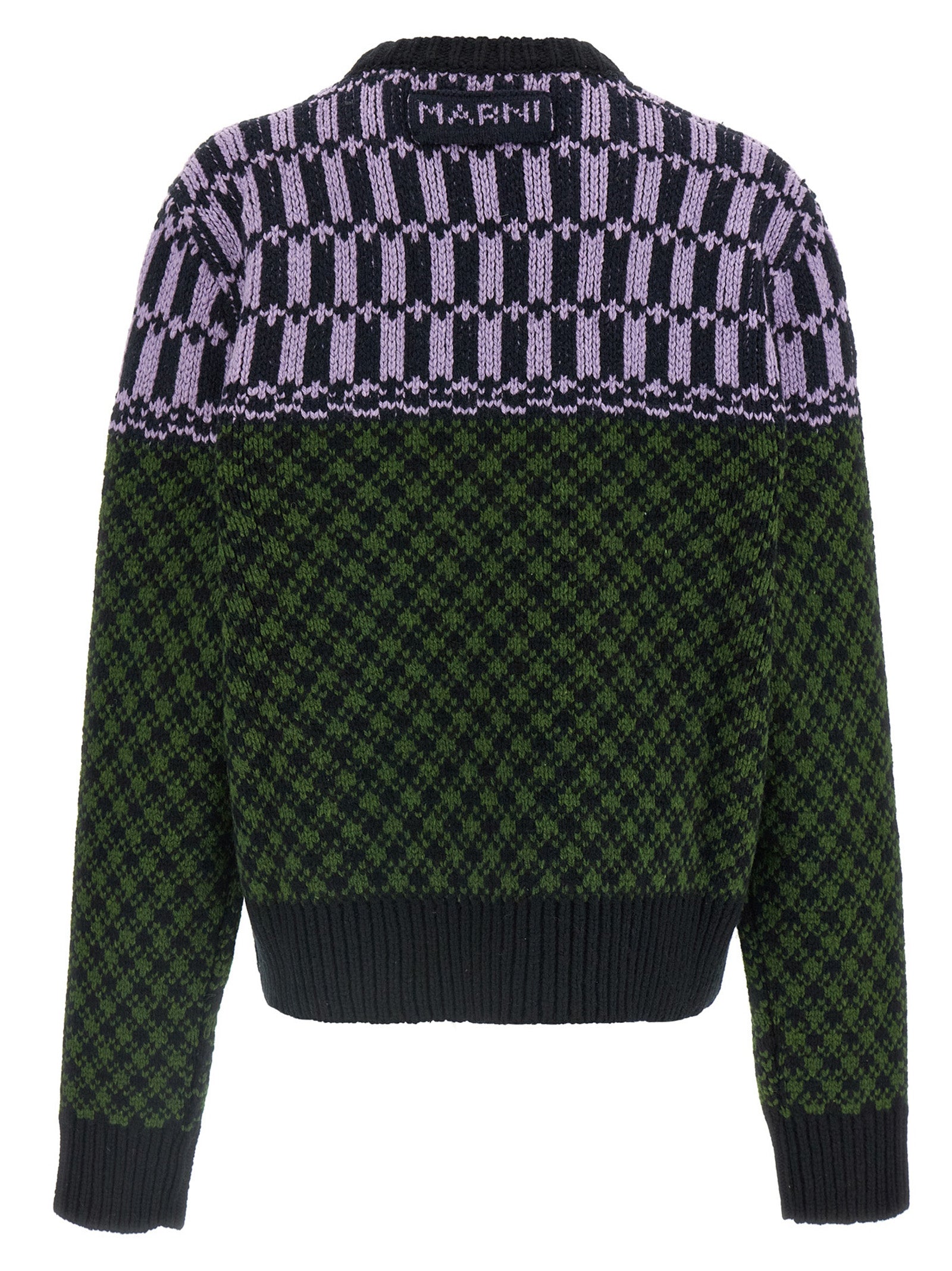 Marni Multicolor Wool Cardigan for Men