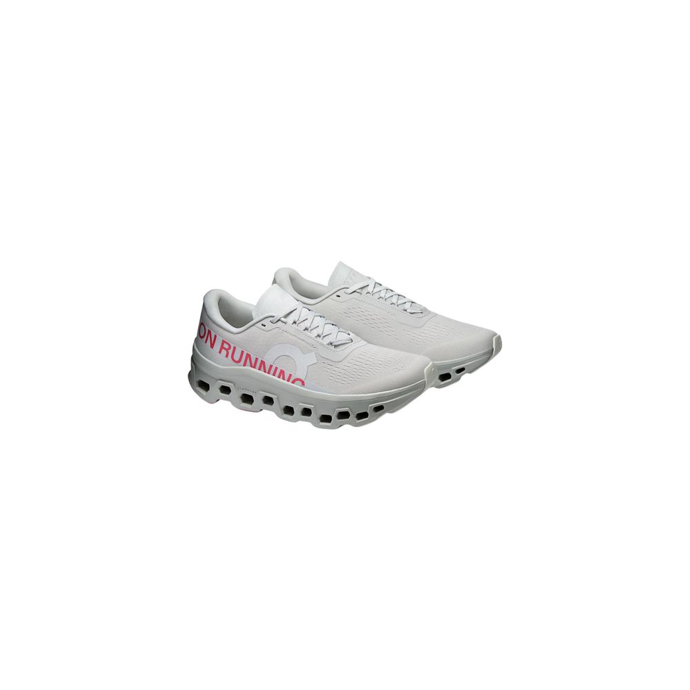 On Running Gray Synthetic Athletic Sneakers for Women