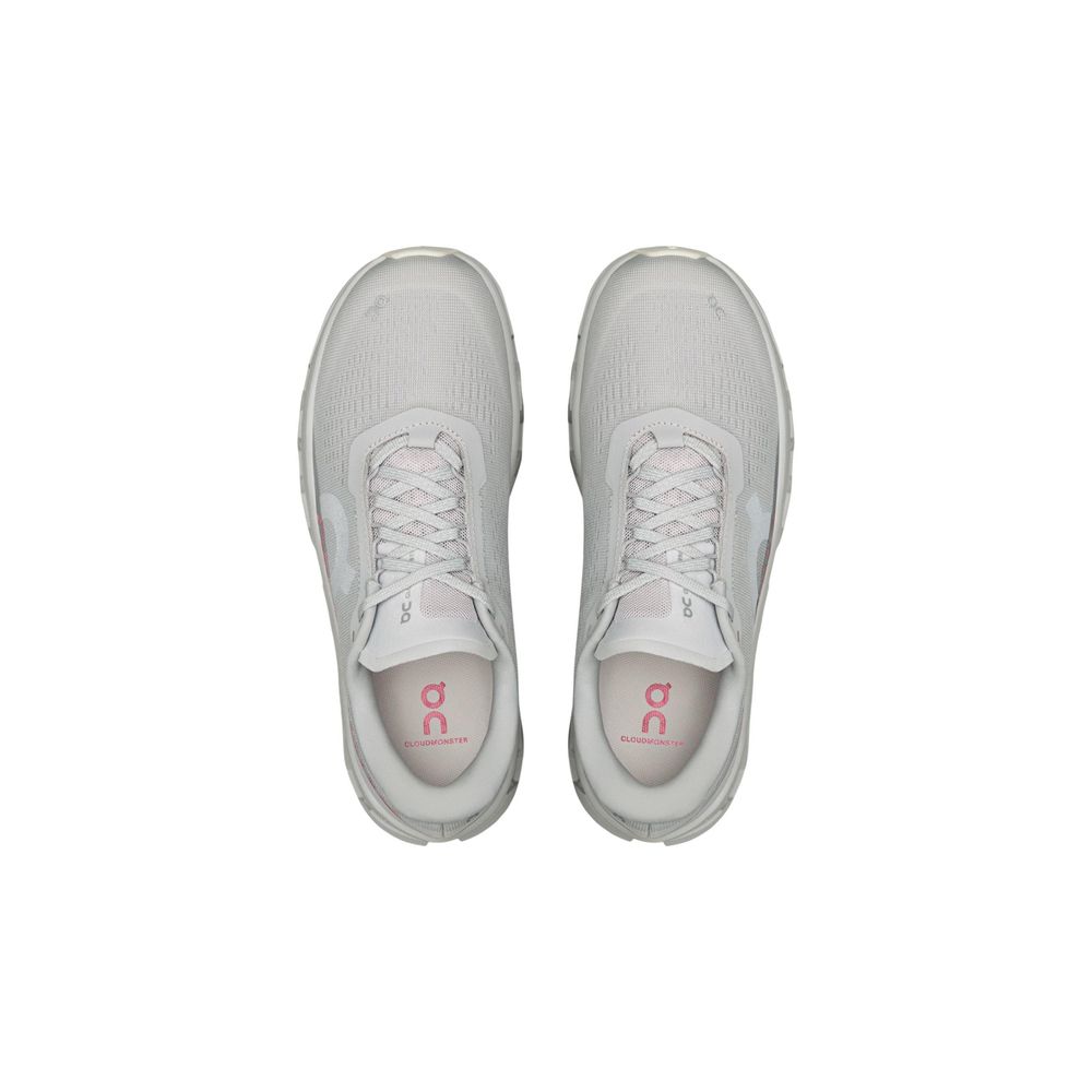 On Running Gray Synthetic Athletic Sneakers for Women
