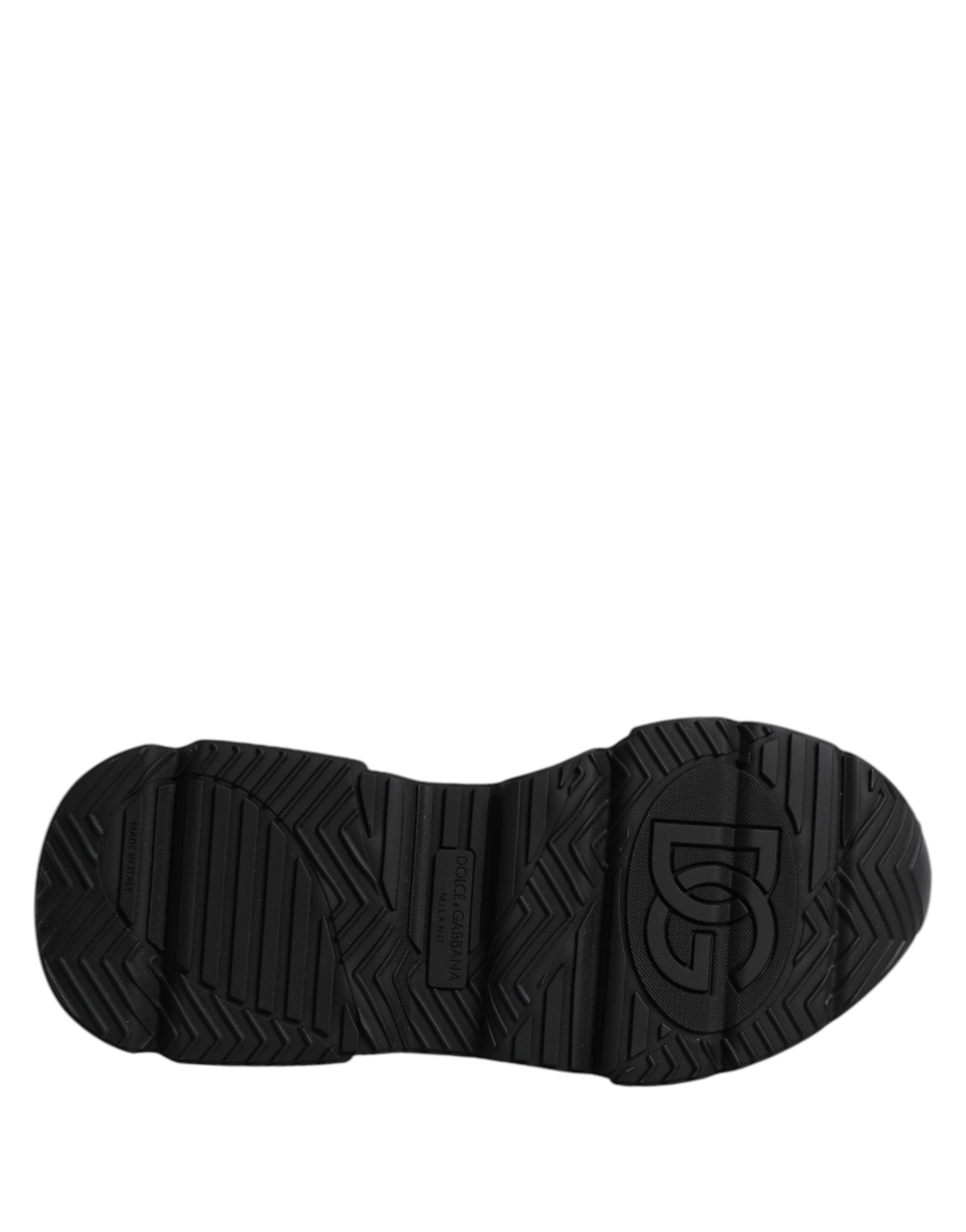 Dolce & Gabbana White Black Daymaster Two Tone Sneaker Shoes for Men
