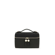 Tory Burch Black Calf Leather Bos Taurus Handbag