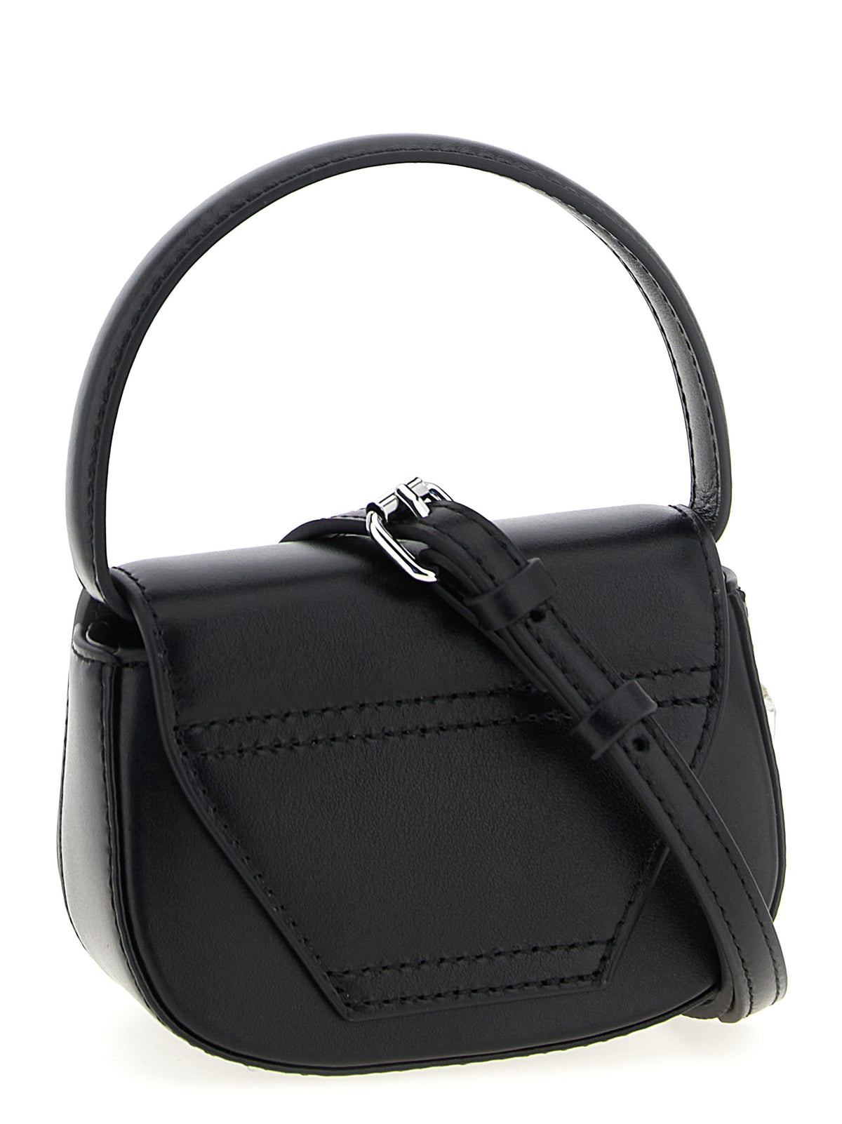 Diesel Black Cowhide Handbag for Women