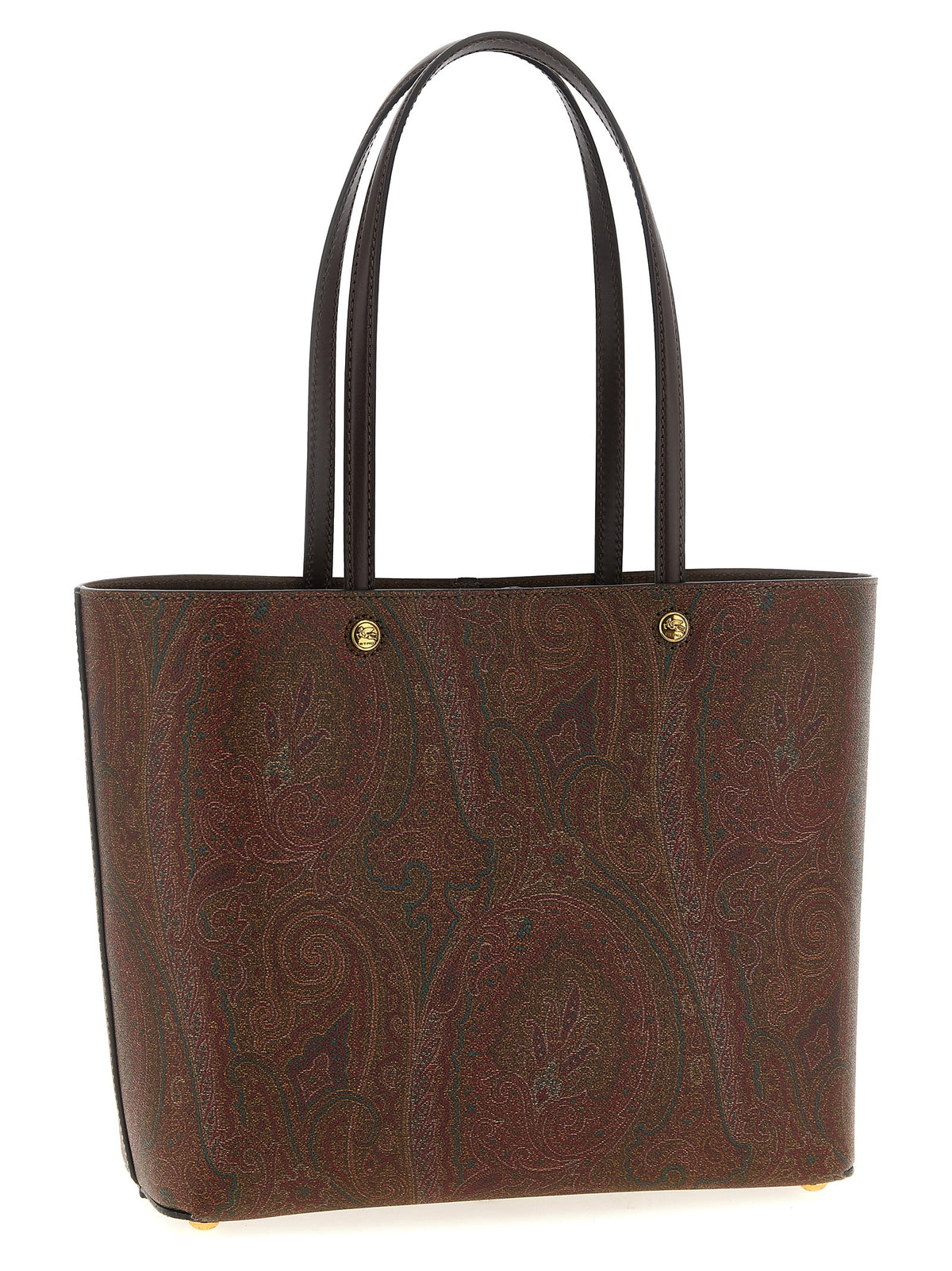 Etro Brown Cotton Tote Bag for Women