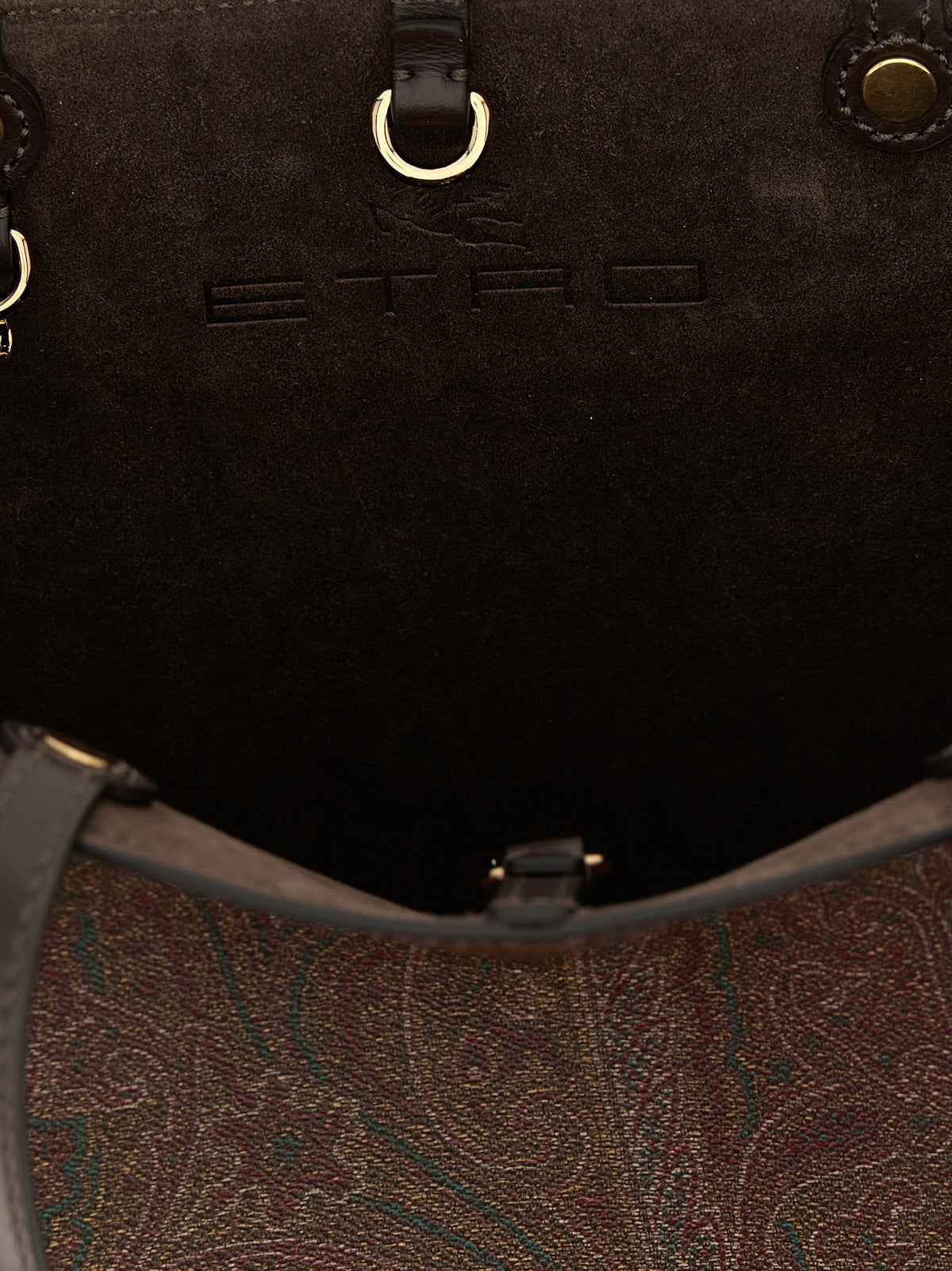 Etro Brown Cotton Tote Bag for Women