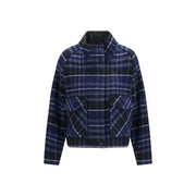 PINKO Blue Wool Oves Aries Shell Jacket for Women
