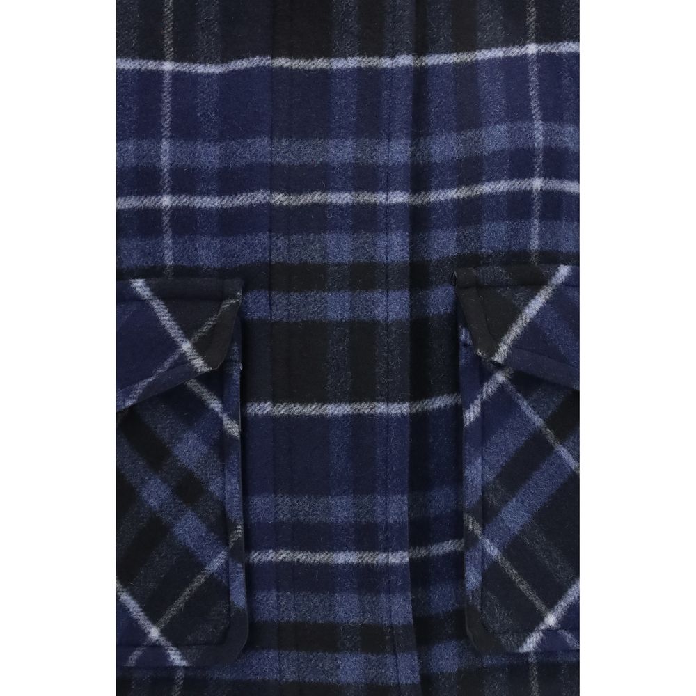 PINKO Blue Wool Oves Aries Shell Jacket for Women
