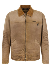 Golden Goose Beige Cotton Shell Jacket for Men