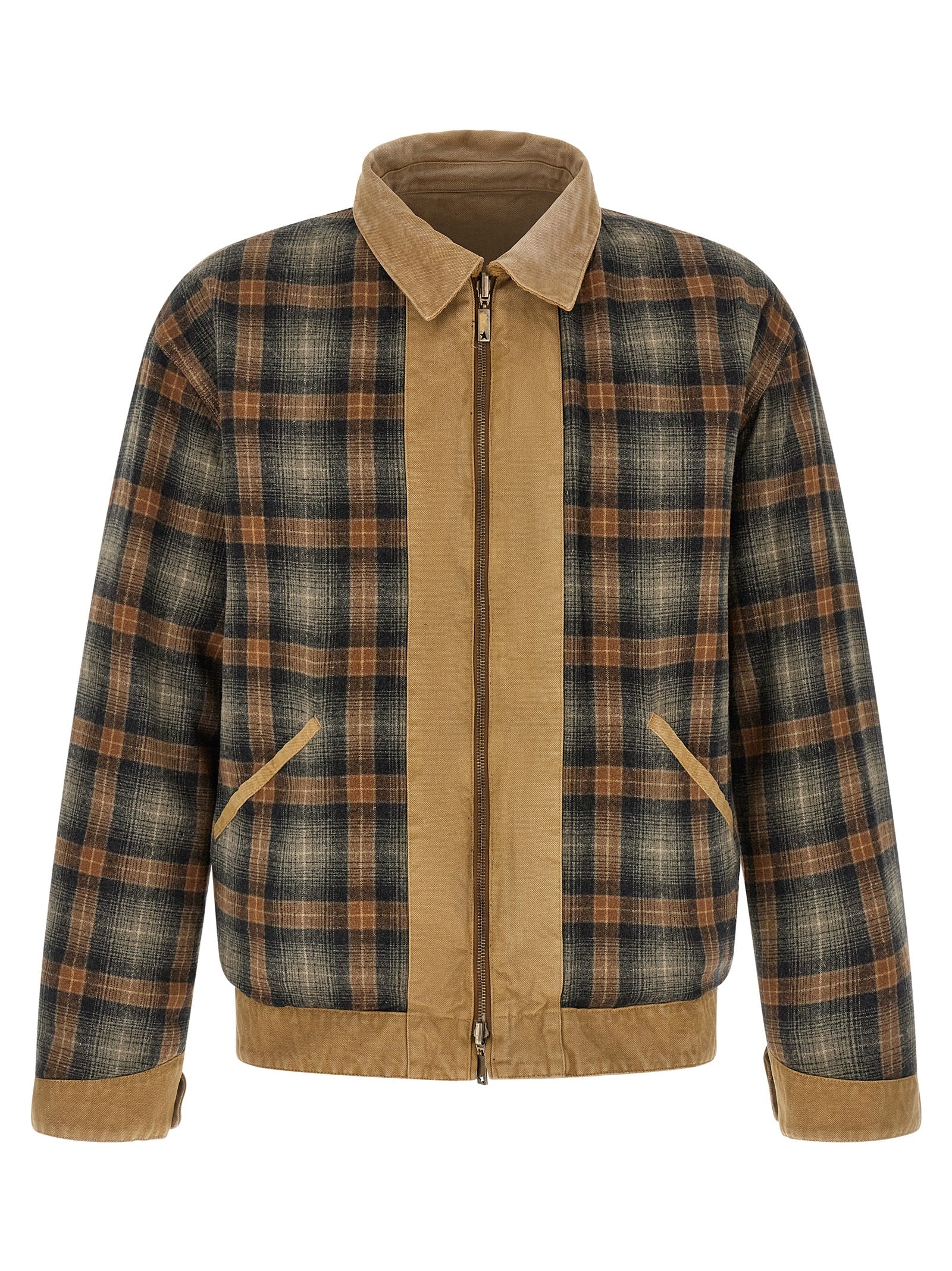 Golden Goose Beige Cotton Shell Jacket for Men