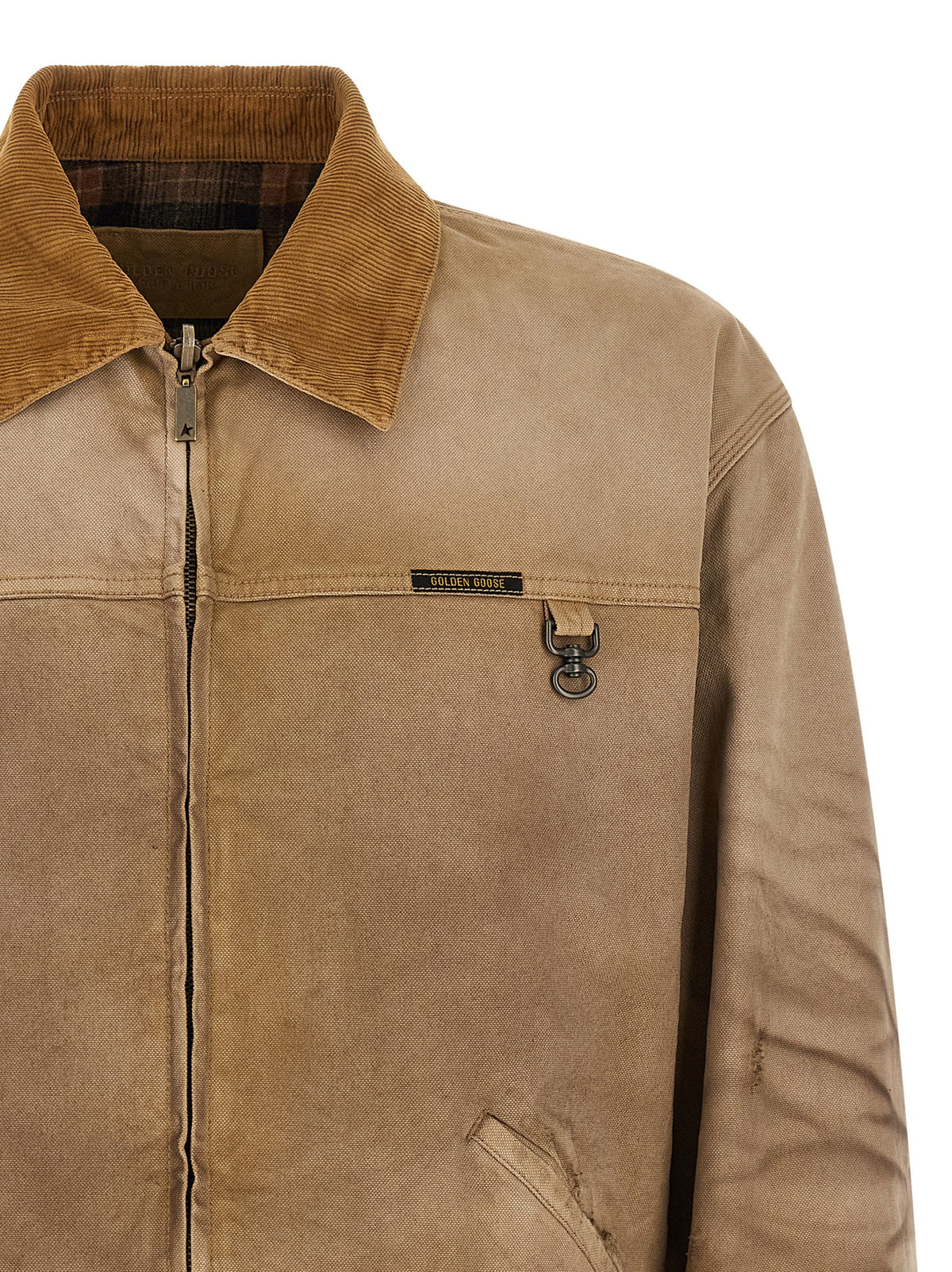 Golden Goose Beige Cotton Shell Jacket for Men