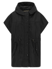 Max Mara Black Polyamide Sleeveless Jacket