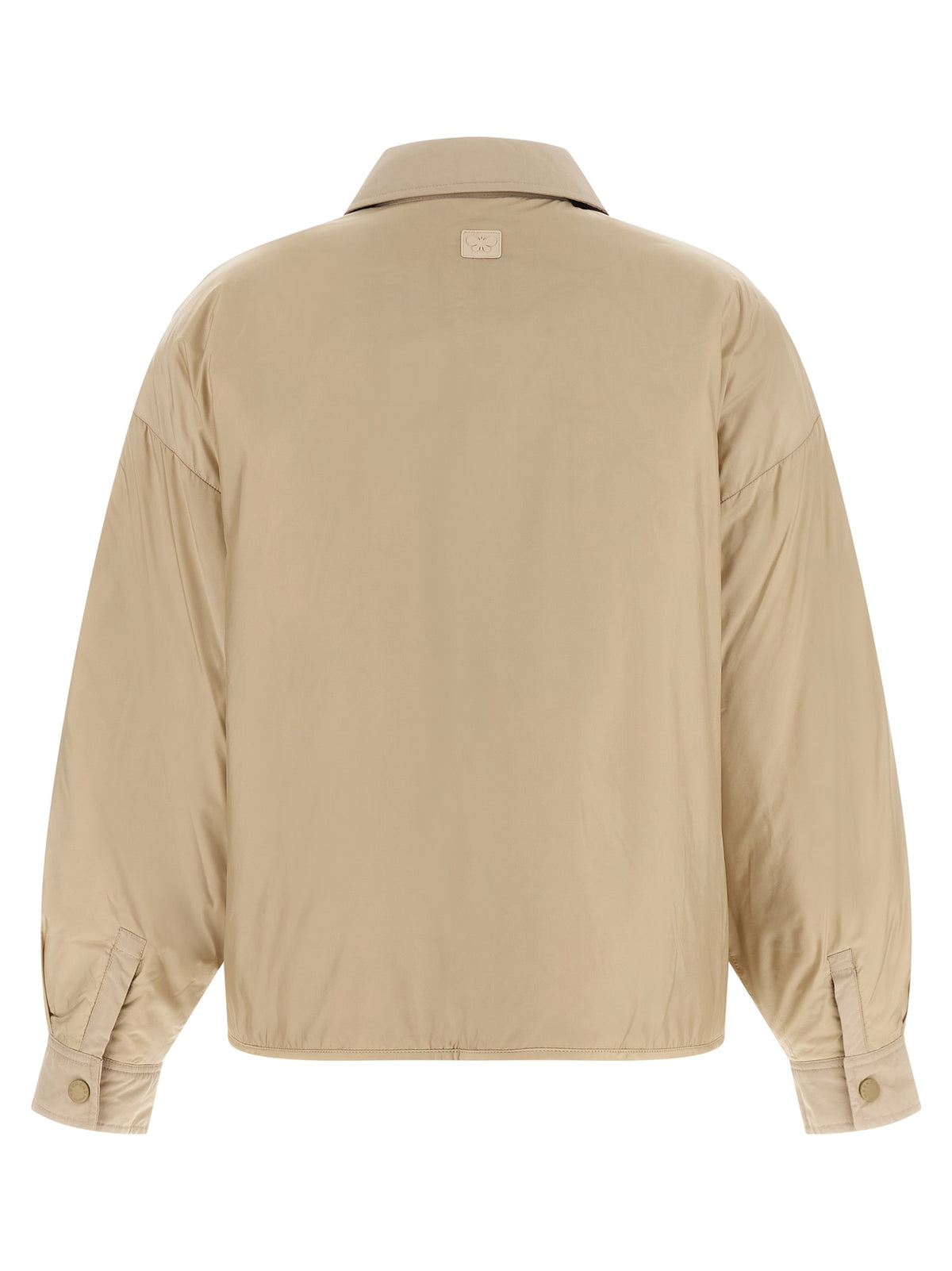 Max Mara Beige Polyester Full-Length Jacket for Women
