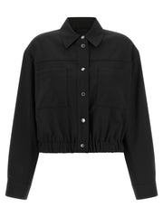 Max Mara Black Wool Full-Length Jacket for Women