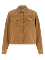 Max Mara Beige Cotton Denim Jacket for Women
