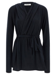 Max Mara Blue Lyocell Cardigan
