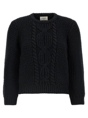 Saint Laurent Black Wool Cardigan