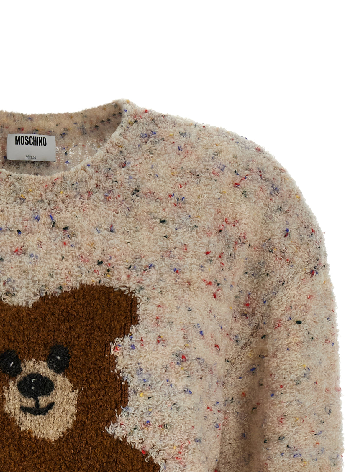 Moschino Multicolor Virgin Wool Cardigan for Women
