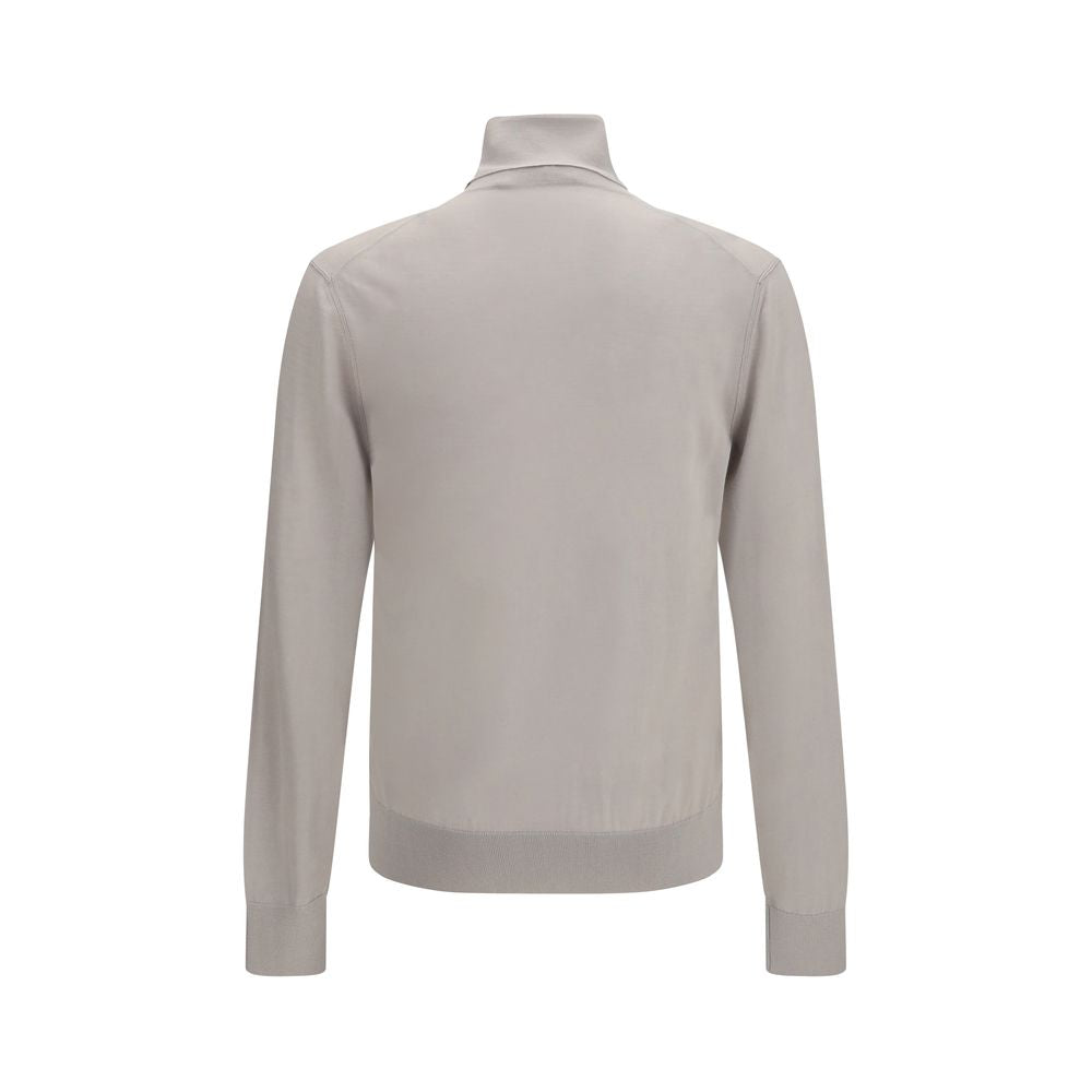 Dolce & Gabbana Beige Cashmere Turtleneck for Men