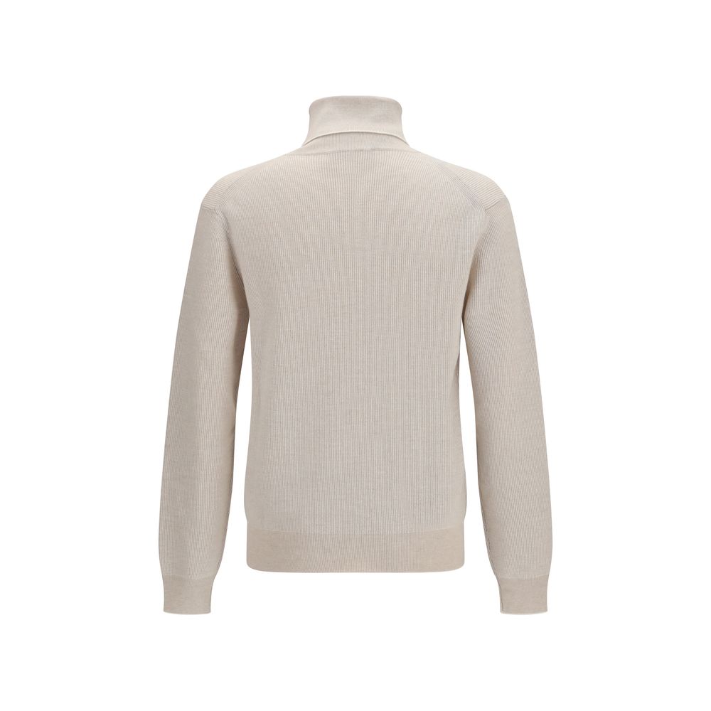 Brioni Beige Cashmere Turtleneck for Men