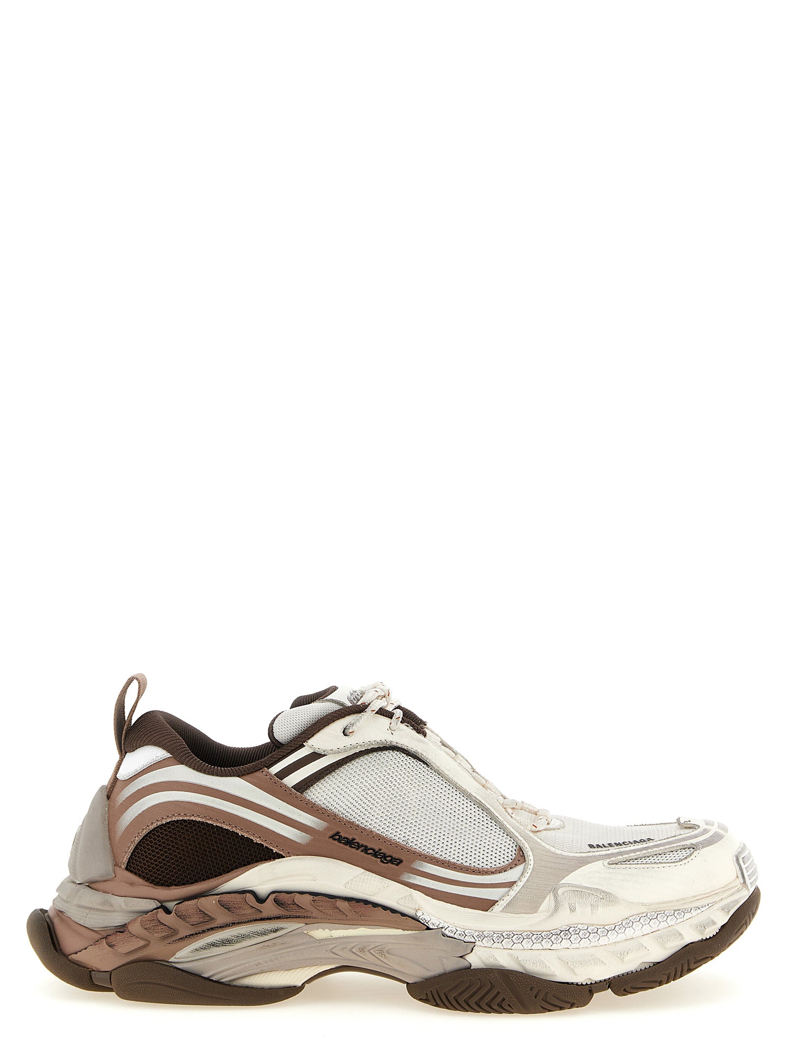 Balenciaga White Polyethylene Athletic Sneakers for Men