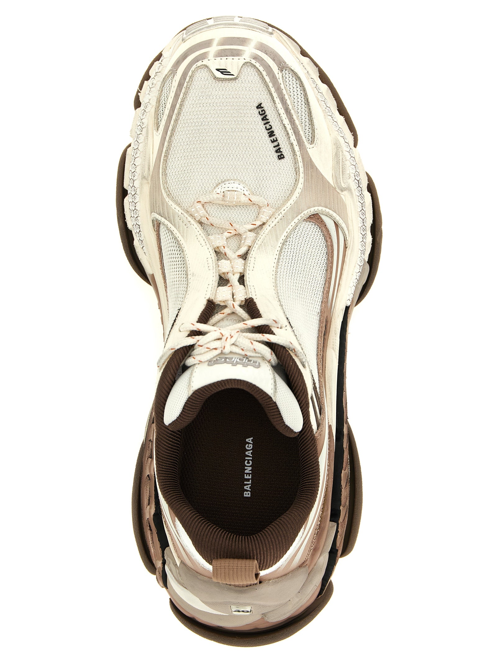 Balenciaga White Polyethylene Athletic Sneakers for Men