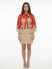 Dolce & Gabbana Bicolor Cotton Coat