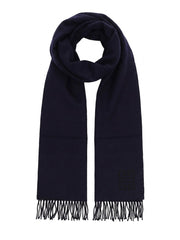 Givenchy Blue Wool Scarf