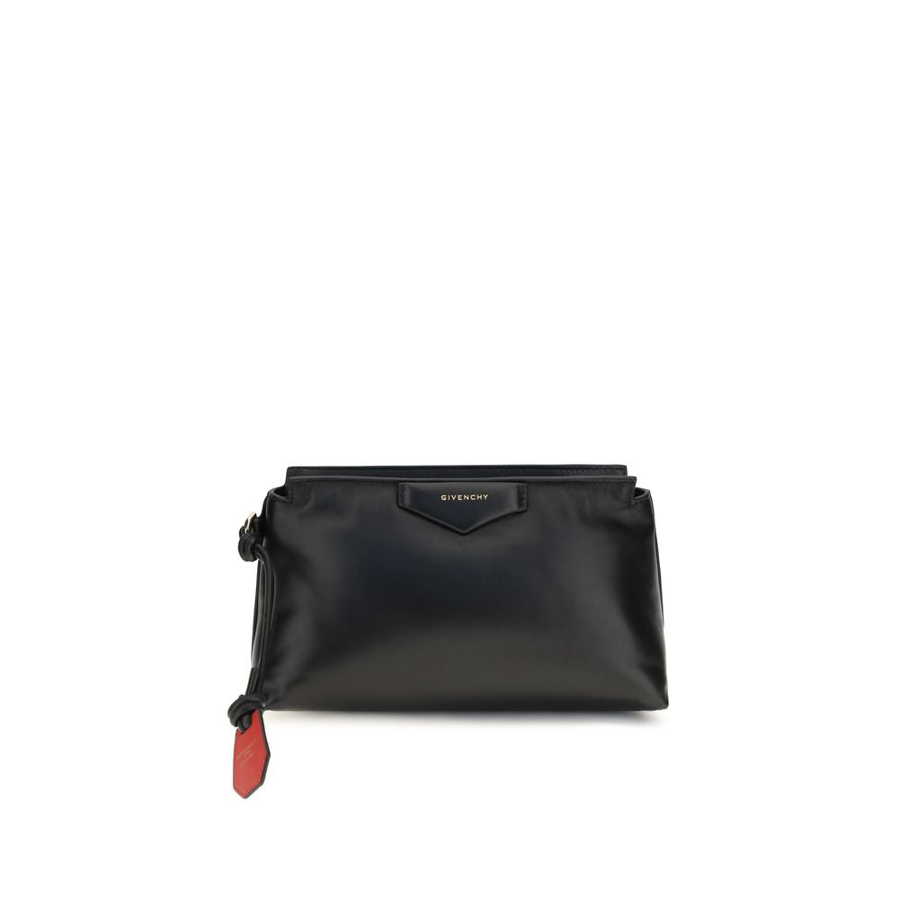 Givenchy Black Lamb Ovis Aries Wallet for Women