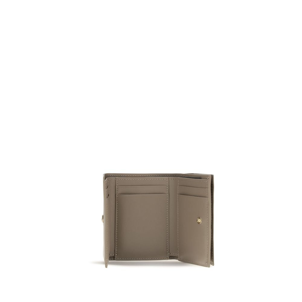 Fendi Beige Calf Leather Bos Taurus Wallet for Women