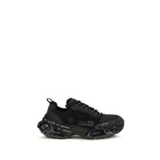 Dsquared² Black Polyester Athletic Sneakers for Men