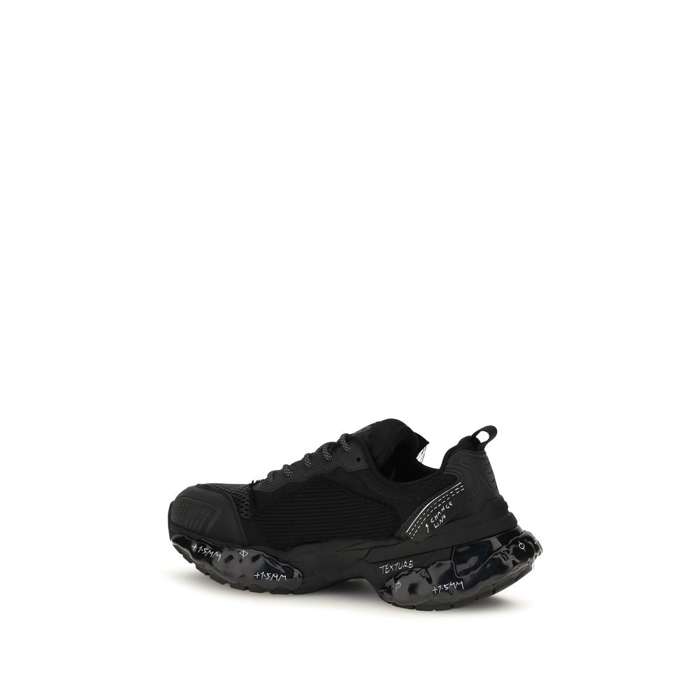 Dsquared² Black Polyester Athletic Sneakers for Men