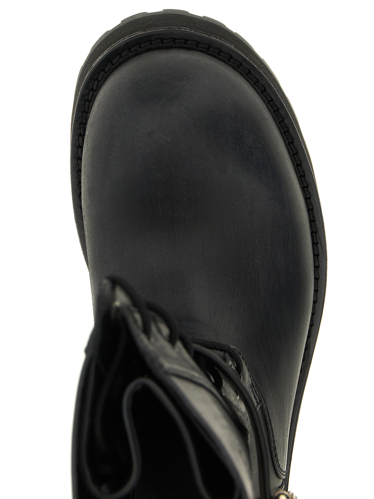 Balenciaga Black Calfskin Ankle Boots for Men