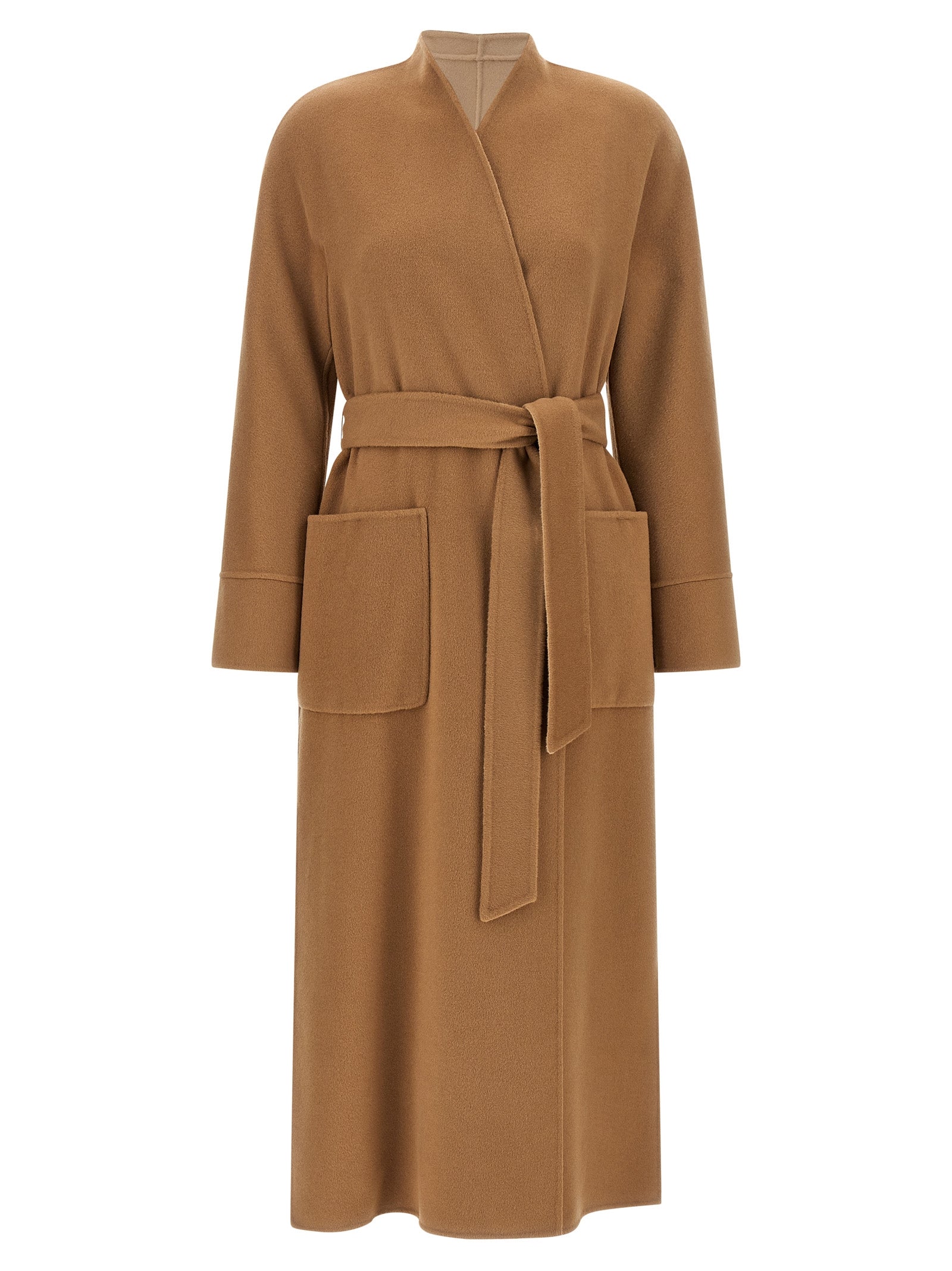 Max Mara Beige Wool Coat for Women
