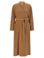 Max Mara Beige Wool Coat for Women