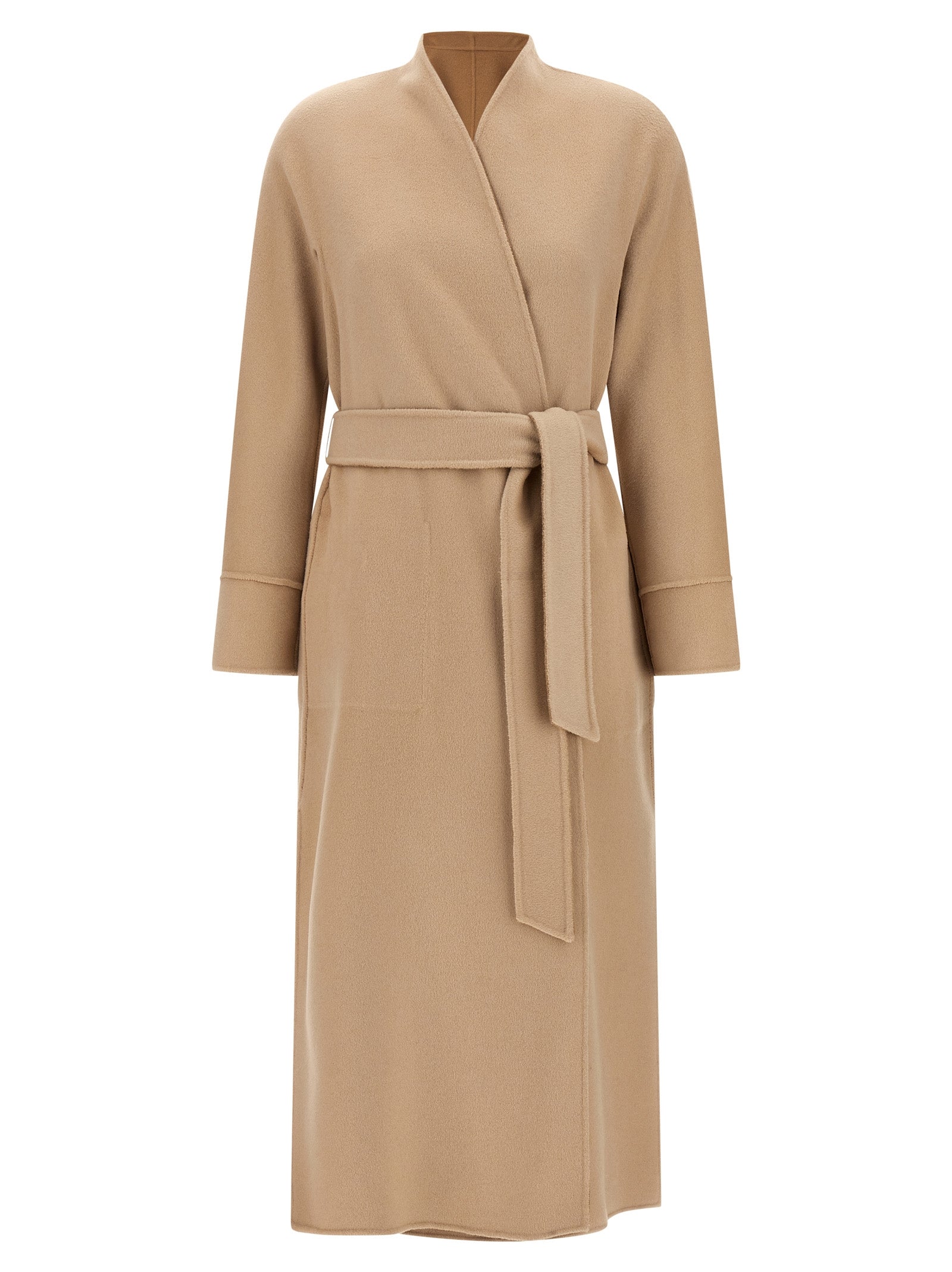 Max Mara Beige Wool Coat for Women