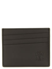 Brunello Cucinelli Black Calfskin Cardholder