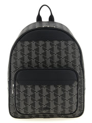 Lacoste Black Pvc Backpack