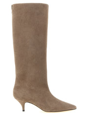 Fabiana Filippi Beige Suede Leather Over The Knee