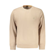 Hugo Boss Brown Cotton Men's Sweatshirt