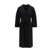 'S Max Mara Black Wool Oves Aries Coat