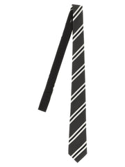 Saint Laurent Bicolor Silk Tie