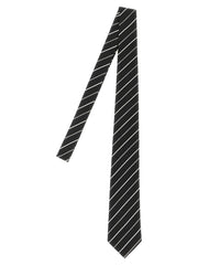 Saint Laurent Black Silk Tie