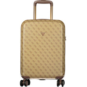 Guess Jeans Beige Plastic Luggage And Travel