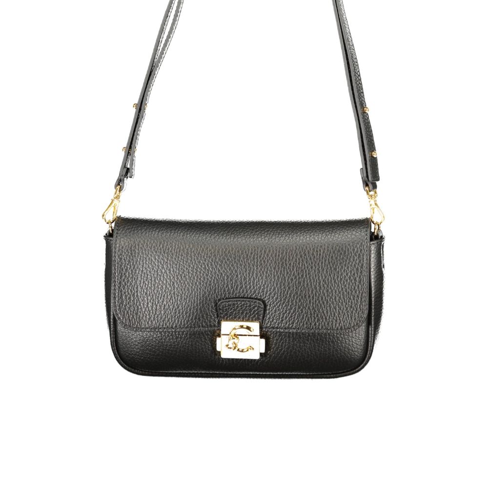 Coccinelle Black Leather Handbag for Women