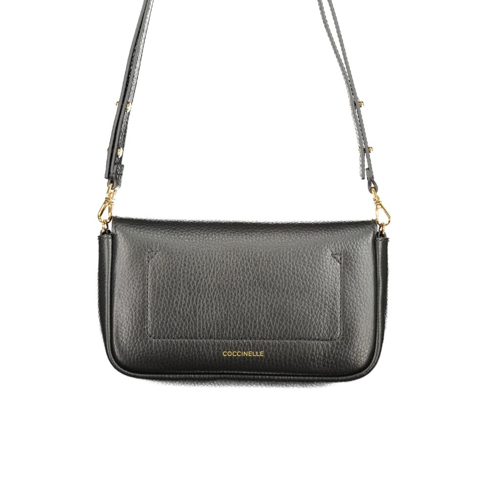 Coccinelle Black Leather Handbag for Women